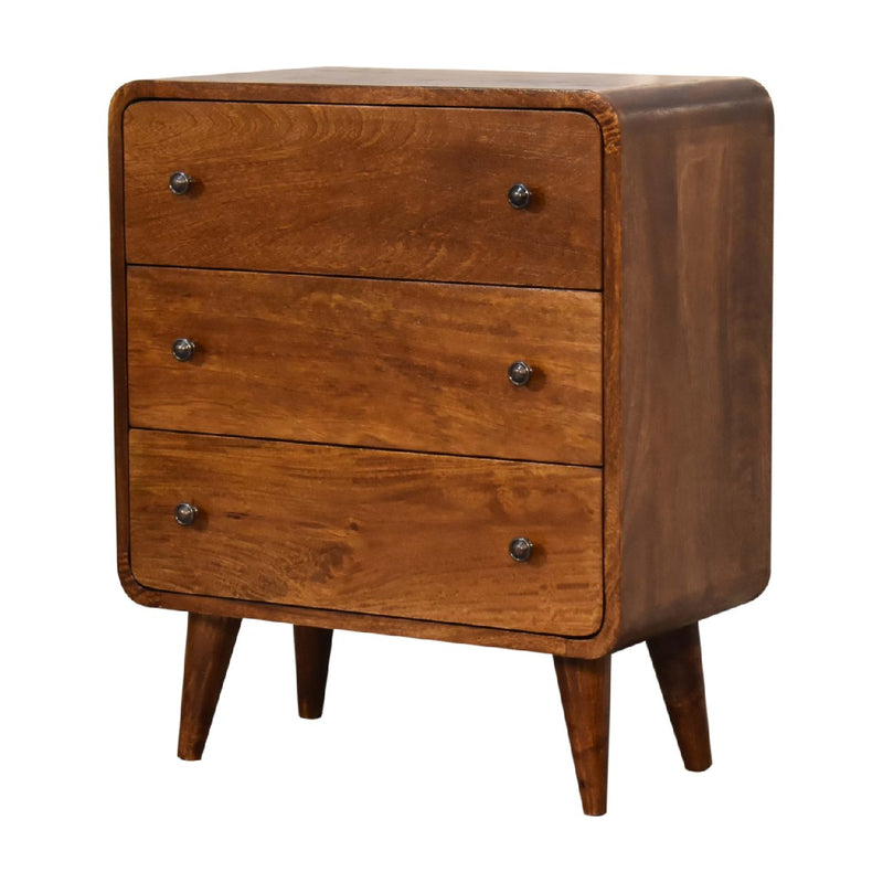 Mini Curved Chestnut Chest Artisan