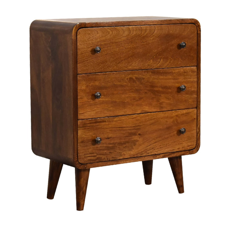 Mini Curved Chestnut Chest Artisan
