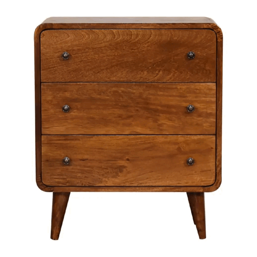 Mini Curved Chestnut Chest Artisan