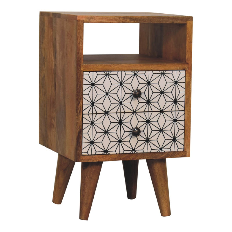 Mini Prima Nightstand with Open Slot