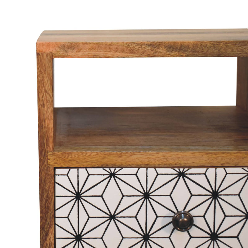 Mini Prima Nightstand with Open Slot