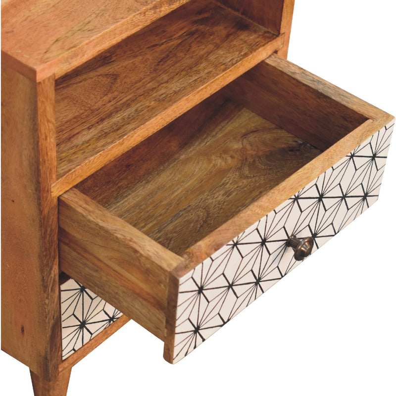 Mini Prima Nightstand with Open Slot