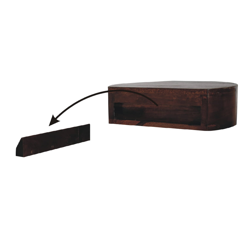 Lunar 1 Drawer Floating nightstand Artisan
