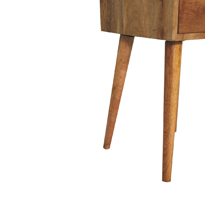 Mini 2 Drawer Oak-ish nightstand Artisan