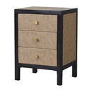Mini Faux Leather Nightstand