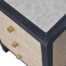 Mini Faux Leather Nightstand