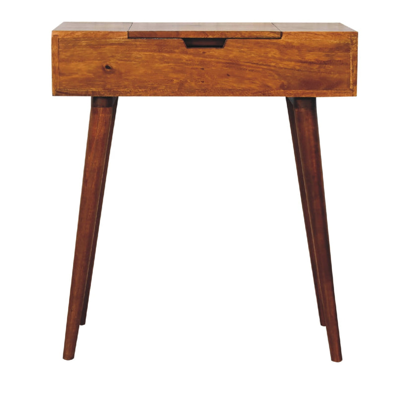 Mini Chestnut Fold Vanity Table