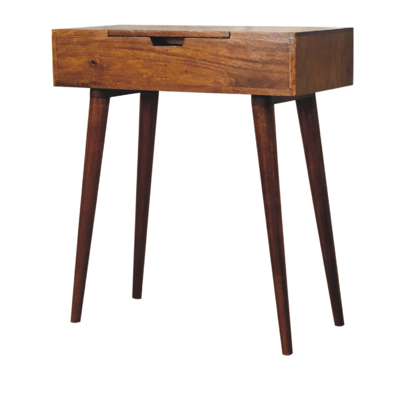 Mini Chestnut Fold Vanity Table