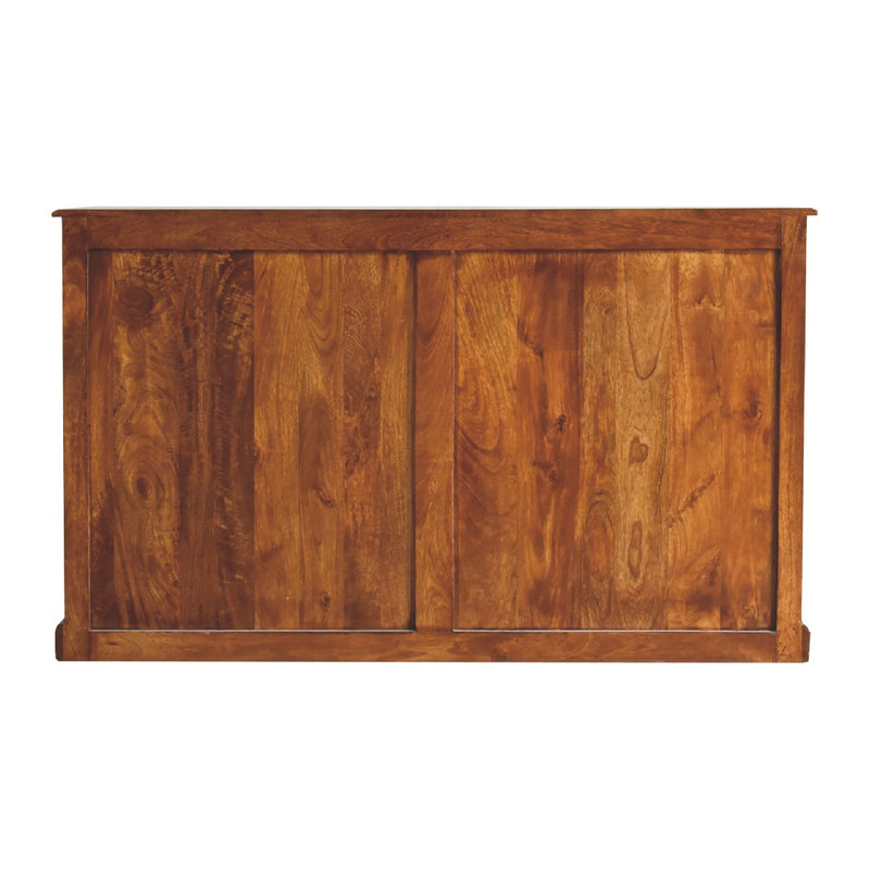 Glazed Carve Chestnut Sideboard