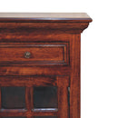 Cherry Nightstand with Glazed Door