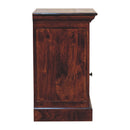 Cherry Nightstand with Glazed Door