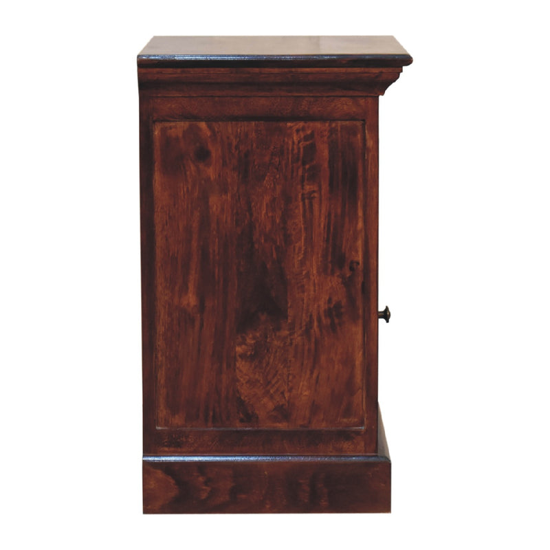 Cherry Nightstand with Glazed Door