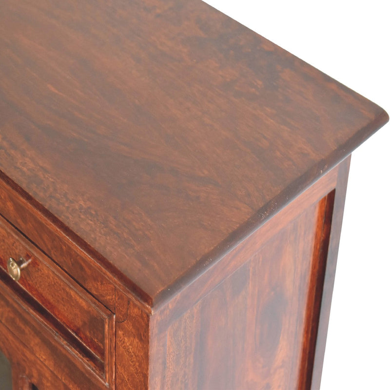 Cherry Glazed Cabinet Artisan