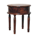 Honey finish Turned Leg Nightstand