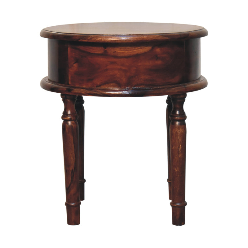 Honey finish Turned Leg Nightstand