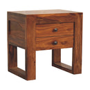 U-Square Honey Nightstand