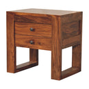 U-Square Honey Nightstand
