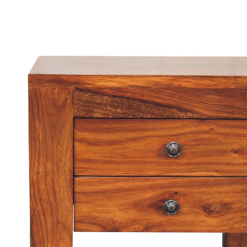U-Square Honey Nightstand
