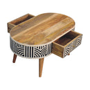 Edessa Bone Inlay Coffee Table Artisan