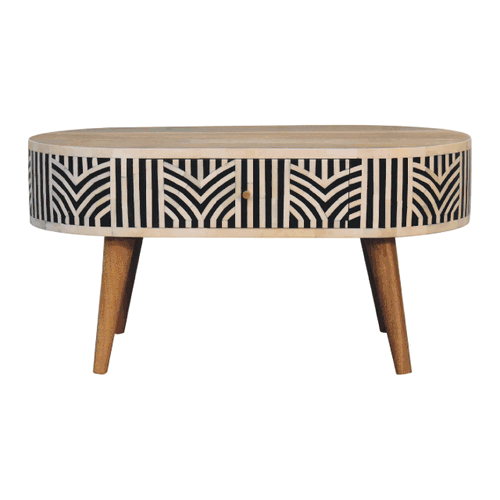 Edessa Bone Inlay Coffee Table Artisan