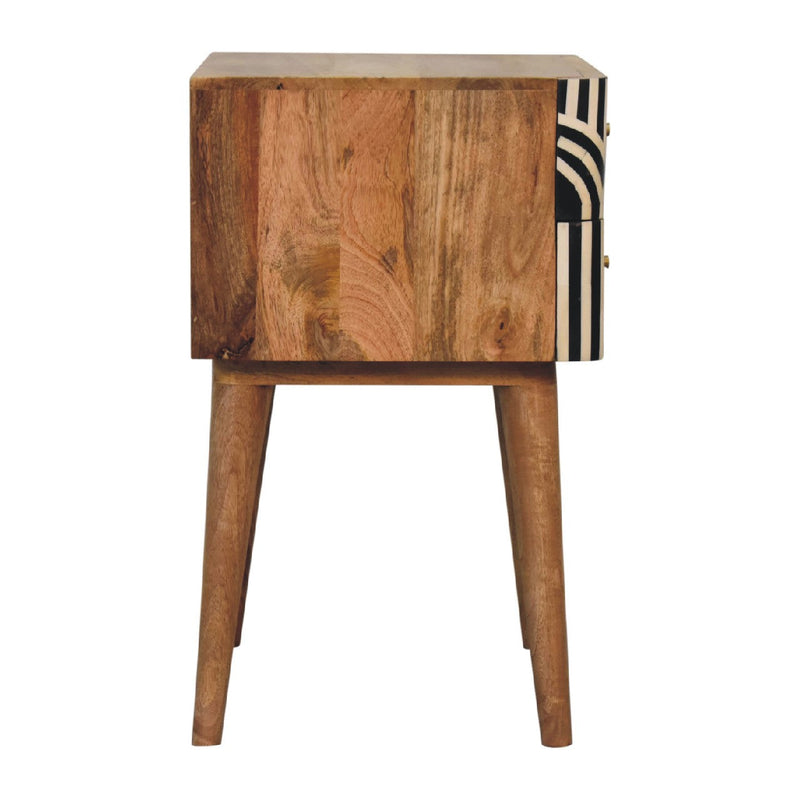 Edessa Bone Inlay nightstand Artisan