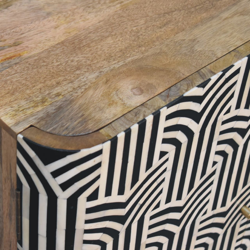 Edessa Bone Inlay Cabinet Artisan