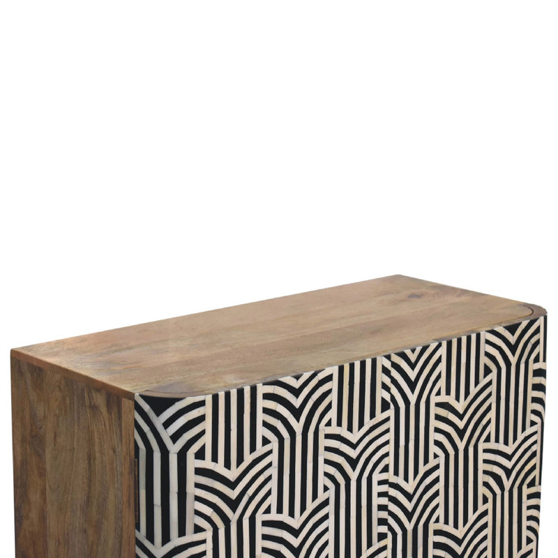 Edessa Bone Inlay Cabinet Artisan