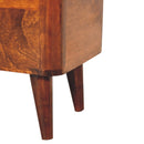 Chestnut Lid-up Storage Stool Artisan