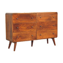 Large Curved Chestnut Chest Artisan