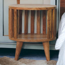 Ariella Single Shelf Nightstand Artisan