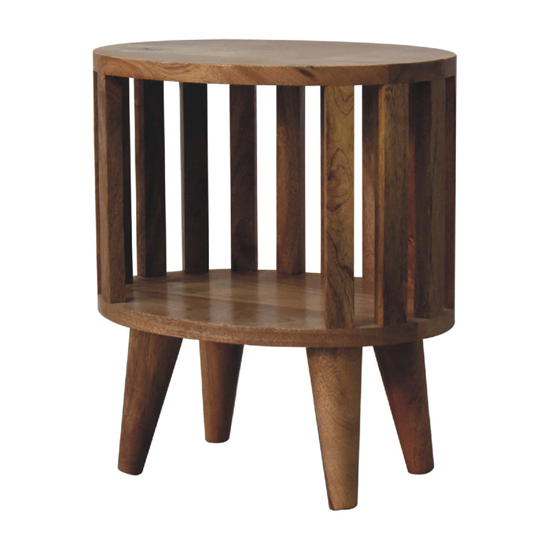 Ariella Single Shelf Nightstand Artisan