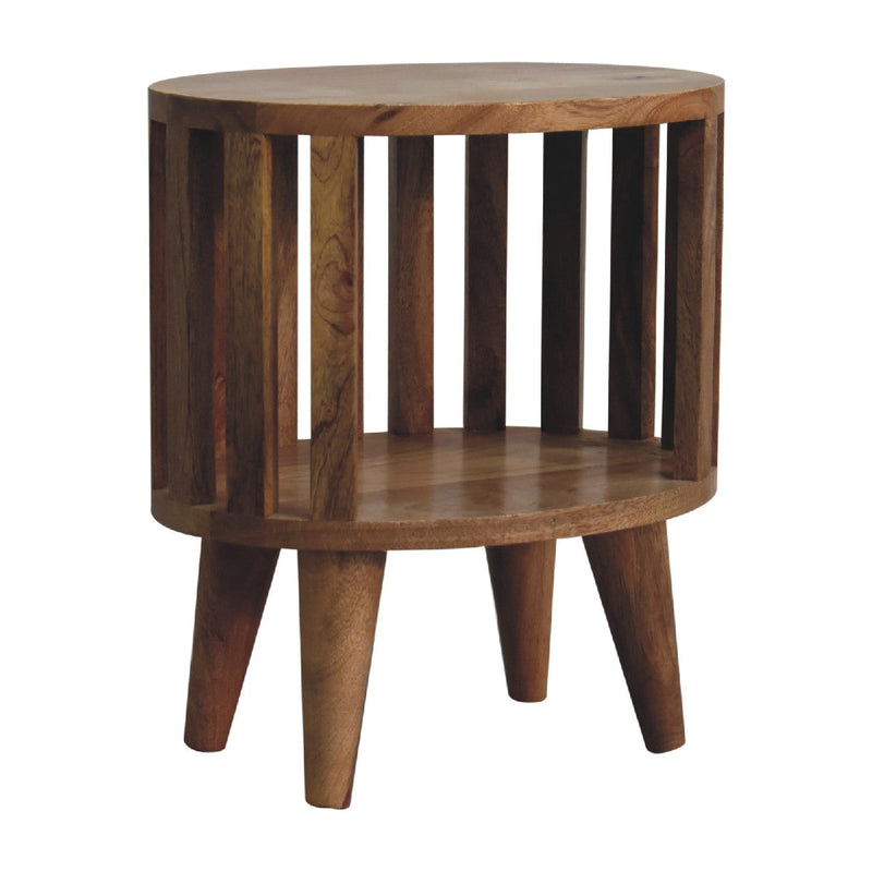 Ariella Single Shelf Nightstand Artisan