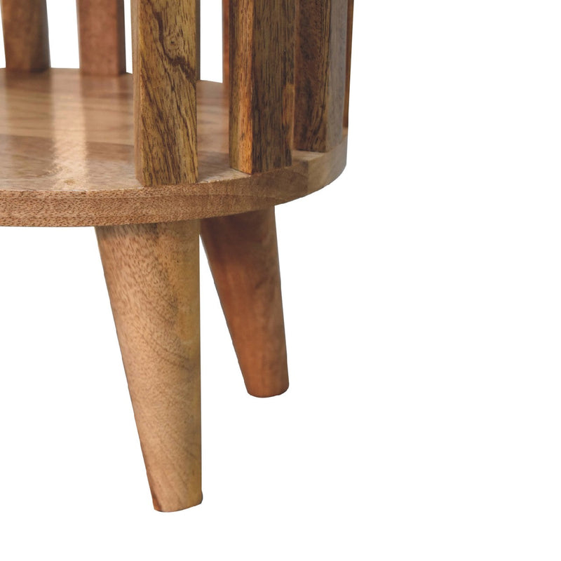 Ariella Single Shelf Nightstand Artisan