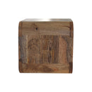 Oak-ish Floating Open Curve Nightstand Artisan