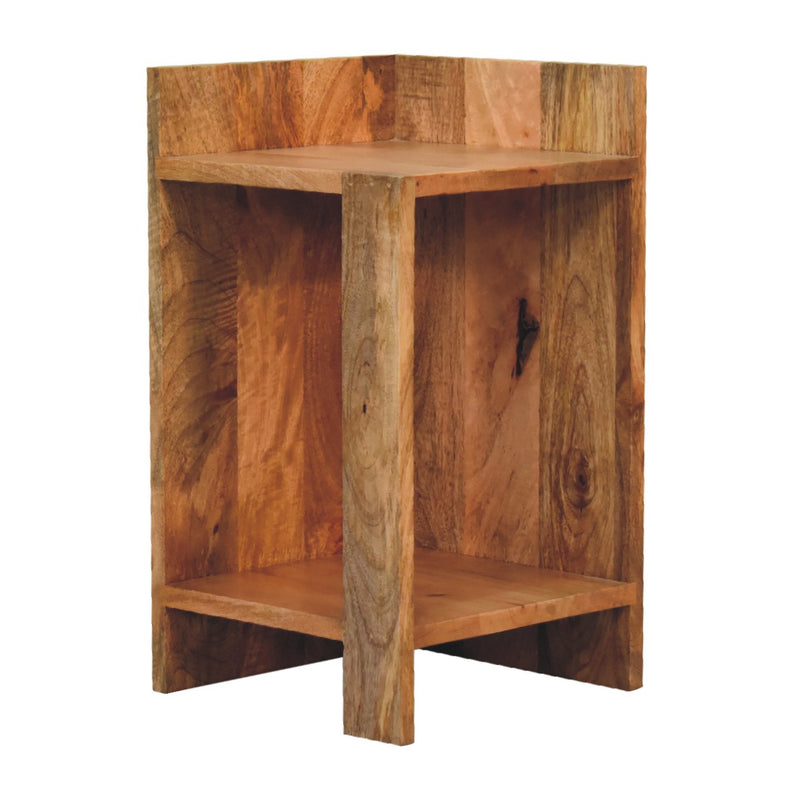 Oak-ish Box Nightstand