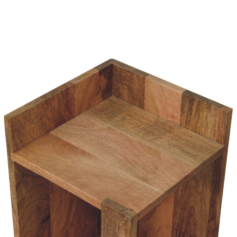 Oak-ish Box Nightstand