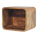 Oak-ish Floating Open Nightstand Artisan