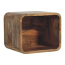 Oak-ish Floating Open Nightstand Artisan