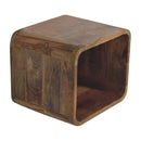 Oak-ish Floating Open Nightstand Artisan