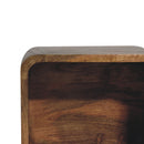 Oak-ish Floating Open Nightstand Artisan