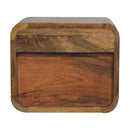 Oak-ish Floating Open Nightstand Artisan