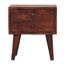 Mini Chestnut Modern nightstand Artisan