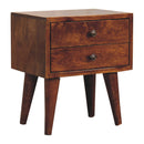 Mini Chestnut Modern nightstand Artisan