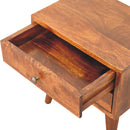 Mini Chestnut Modern nightstand Artisan
