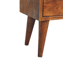 Mini Chestnut Modern nightstand Artisan