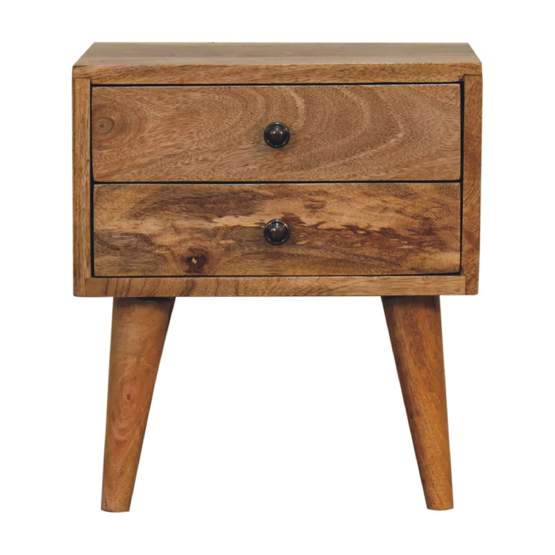 Mini Oak-ish Modern Nightstand