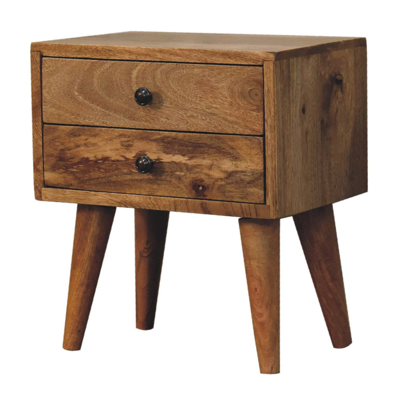 Mini Oak-ish Modern Nightstand