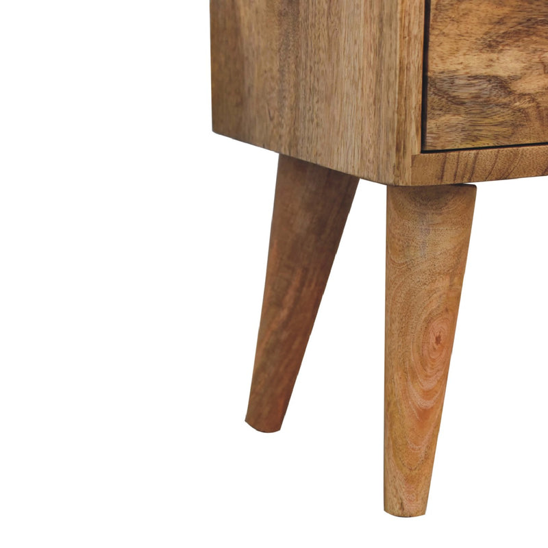 Mini Oak-ish Modern Nightstand