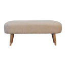 Boucle Hallway Bench Artisan