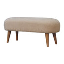 Boucle Hallway Bench Artisan
